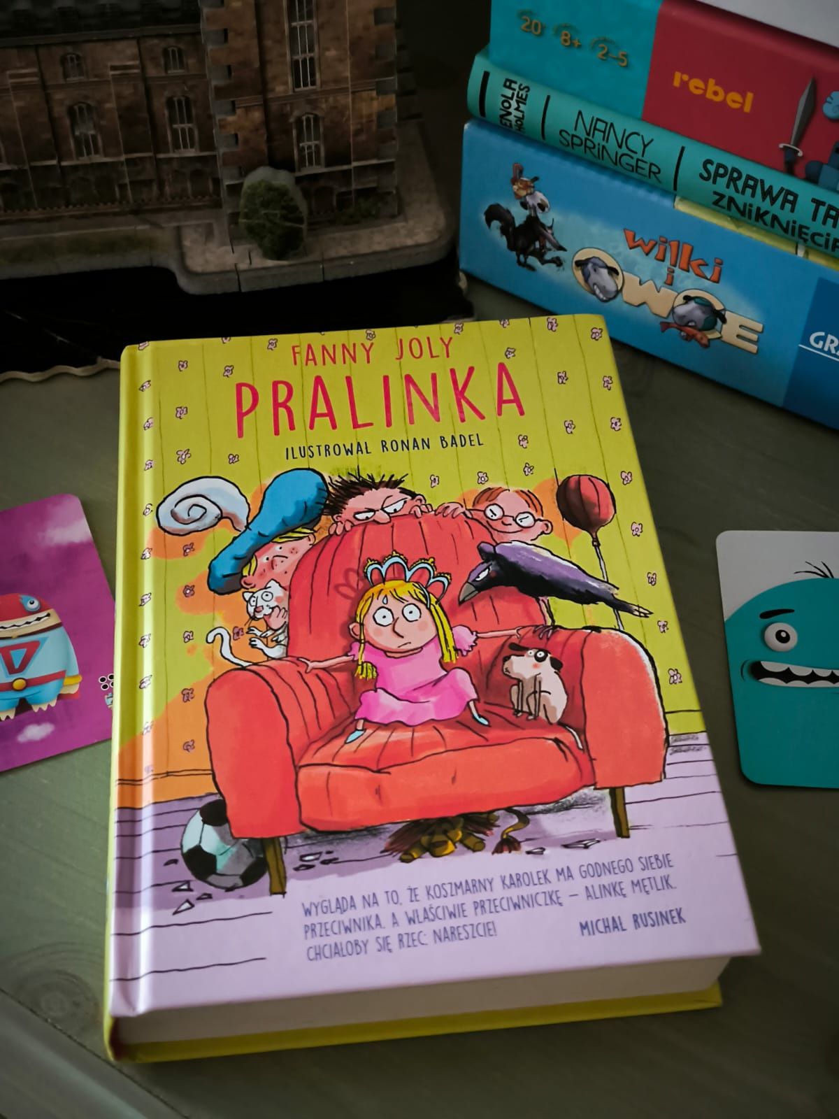 PRALINKA Fanny Joly książka dla dzieci 6 lat, 7 lat, 8 lat, 9 lat, 10