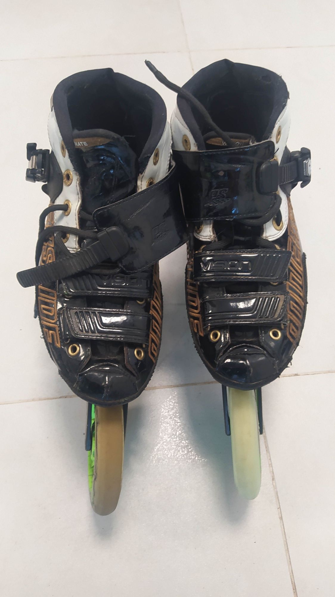 Rolki  do jazdy szybkiej powerslide rozmiar 43, szyna 3x125, panczeny
