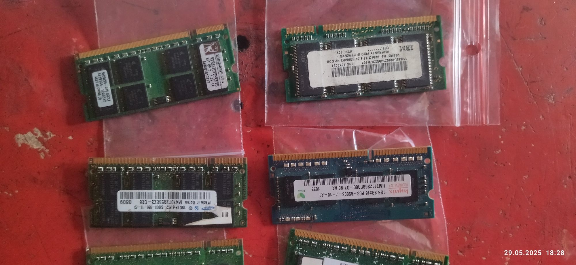 Pamięć RAM Laptopy czytaj Opis retro