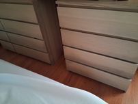 3 Cómodas de cor beje