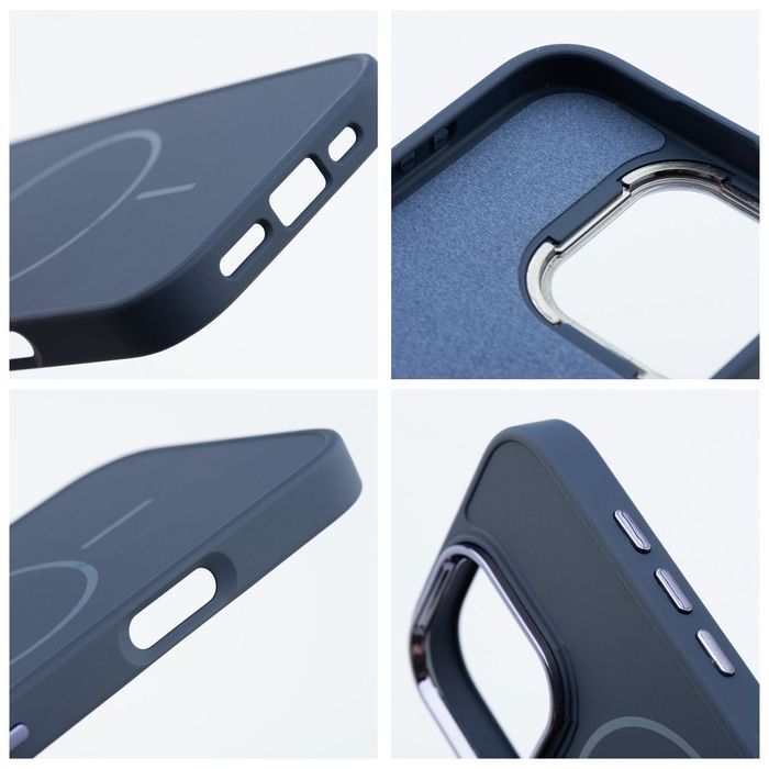 Futerał FRAME MAG COVER kompatybilny z MagSafe do IPHONE 11 granatowy