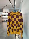 Светр ACNE STUDIOS Face Maglia Jacquard Wool Sweater Orange