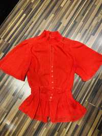 Кофточка блузка блуза New look красная
