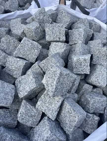 KOSTKA GRANITOWA SZARA 4x6, 7x9, 8x11 Ruda Kamień Granit Bruk