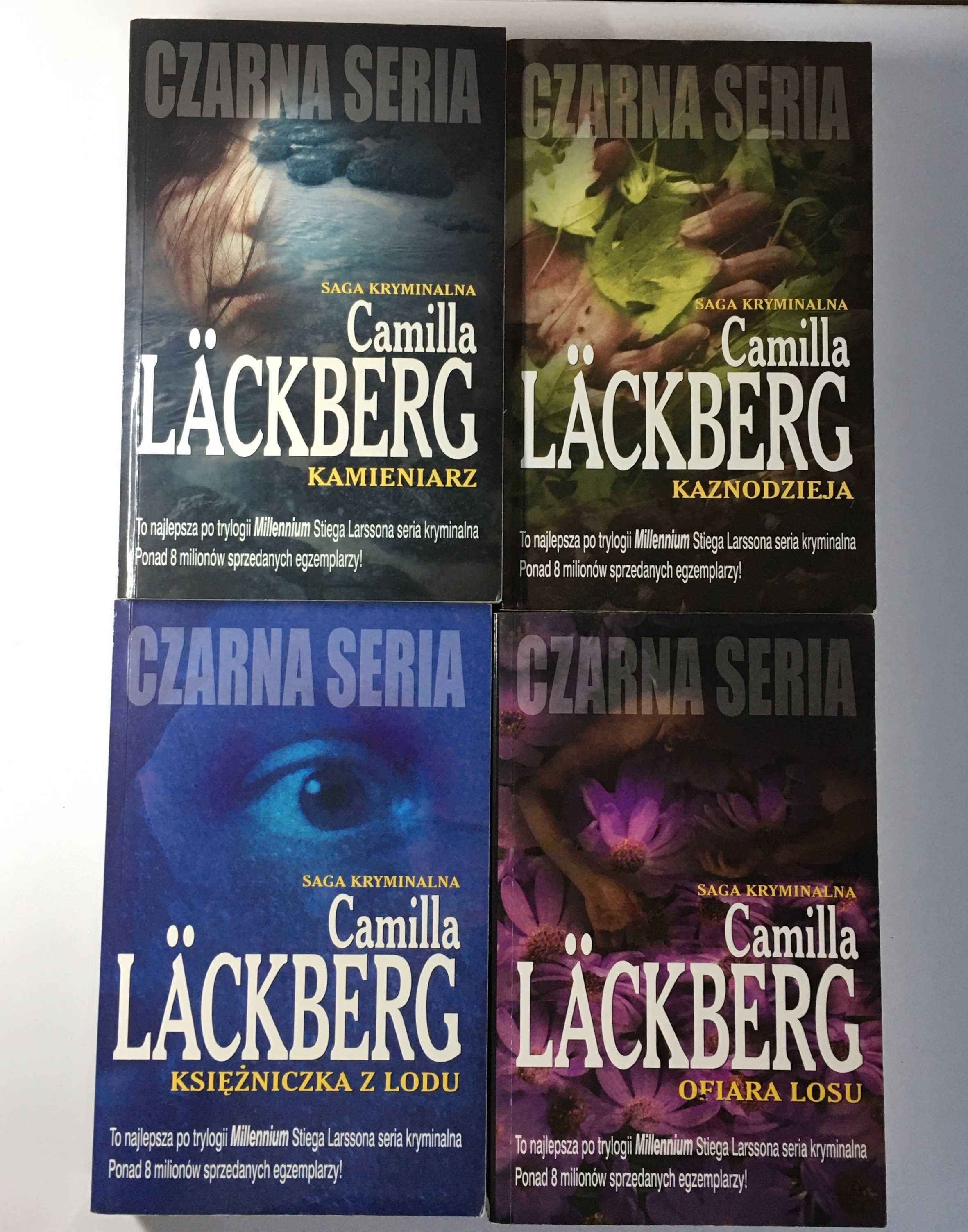 Camilla Läckberg - pierwsze cztery tomy z ,,Czarnej Serii"
