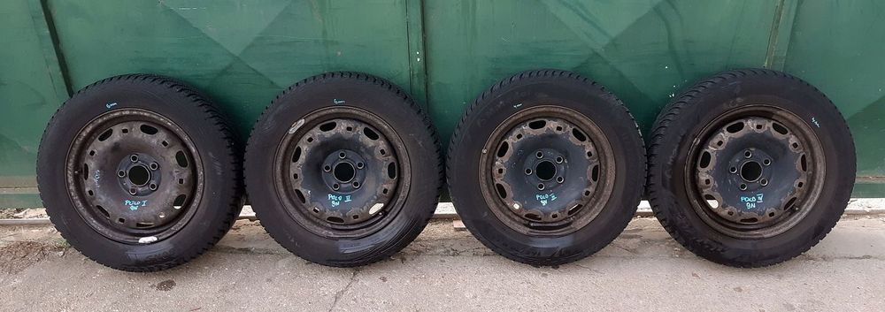 VW POLO 9N FABIA I KOŁA FELGI OPONY ZIMA 165/70/14