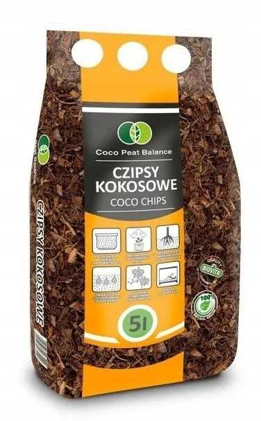 Chipsy kokosowe Coco Chips 5L zrębki Biovita