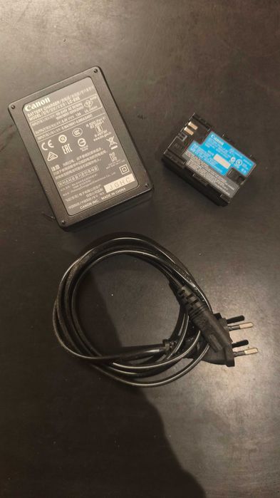 Bateria Canon LP E6 e Carregador LP E6E