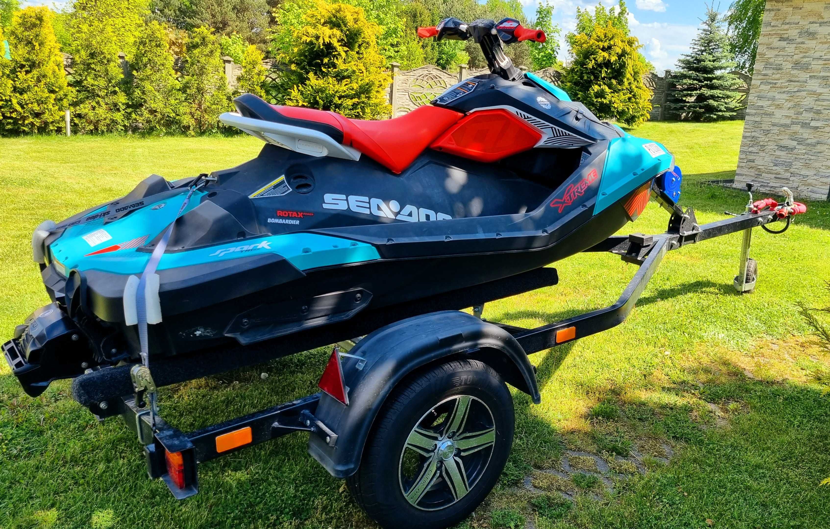 Skuter wodny Sea Doo Spark TRIXX 2UP 2018r 65mth- Stan Bardzo dobry