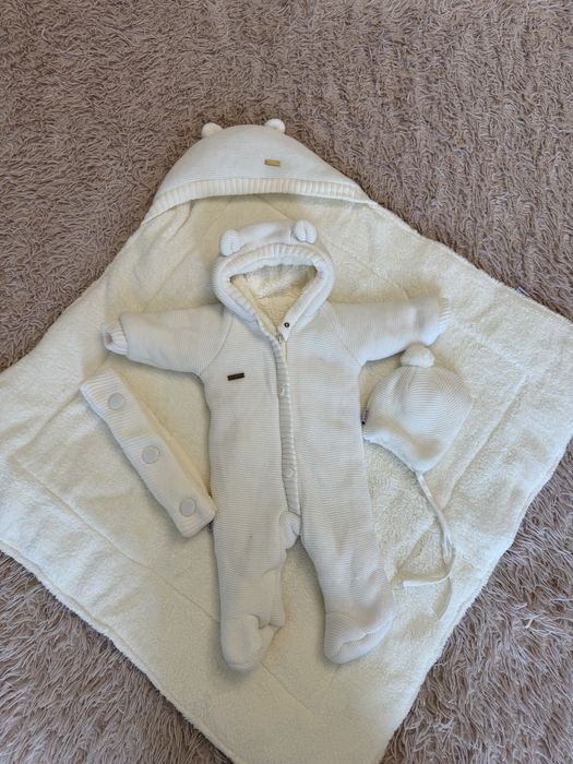 Комплект Теді. Комбінезон+шапка+ковдра-конверт. Вдягали один раз