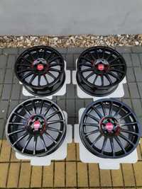 18" 5x100 Oz Czarny fortepian Śliczne Vw Skoda Seat Subaru.