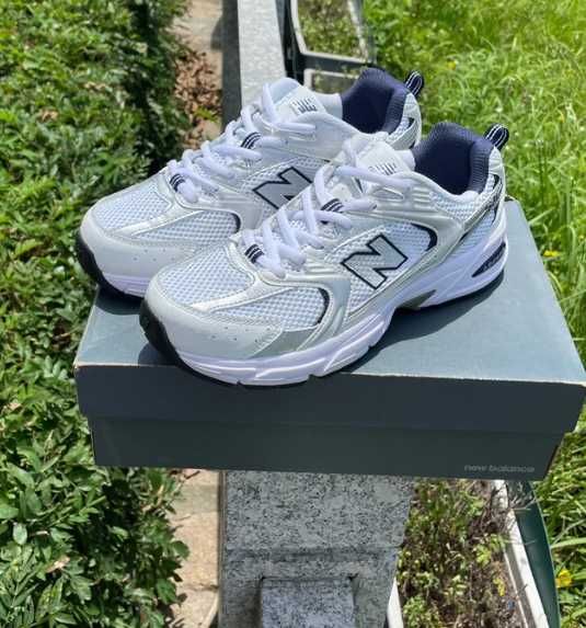 New_Balance_530_White_Silver_Navy R.36