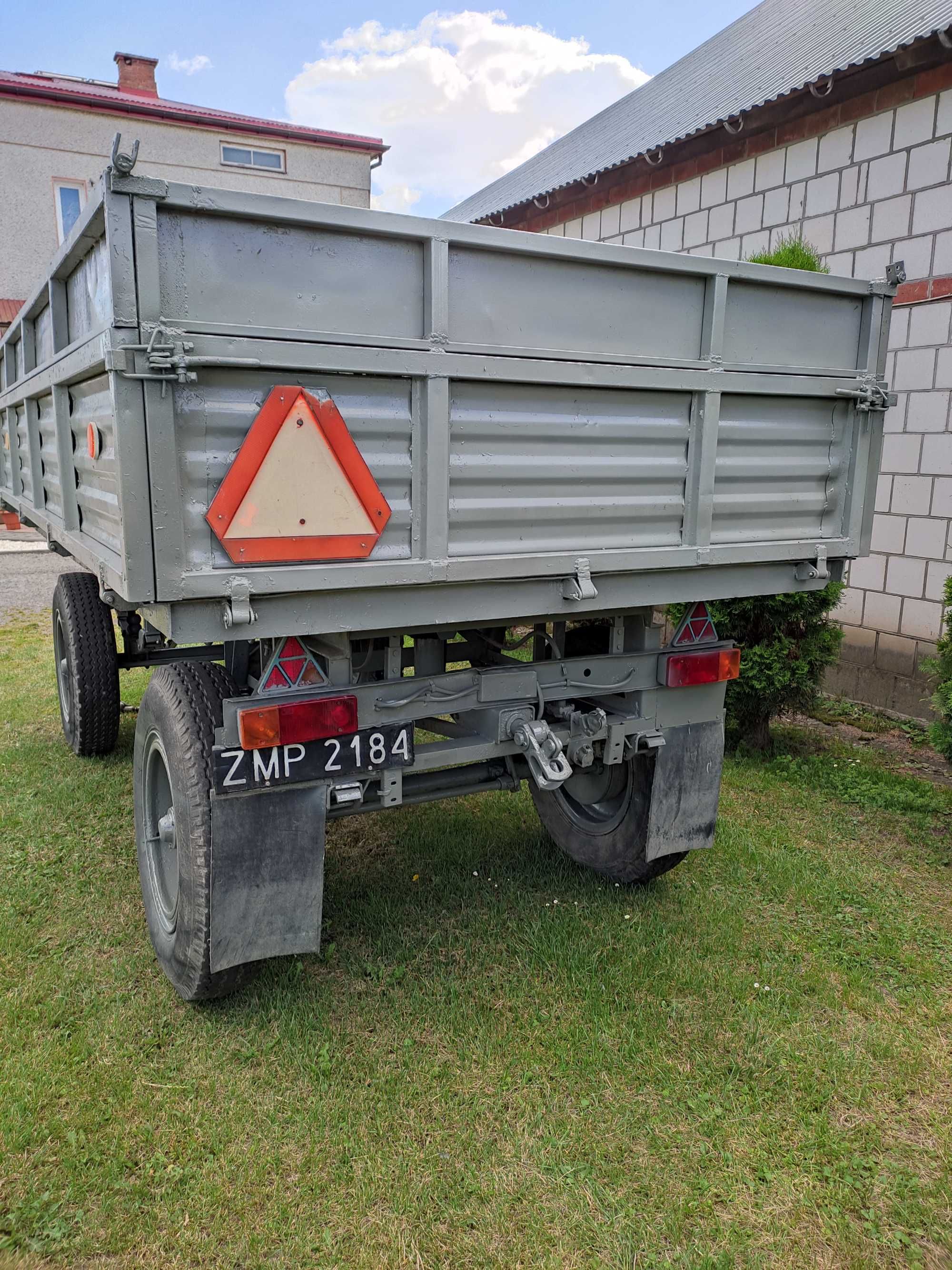 Przyczepa D-732 4t. wywrotka, przyczepa D44 sztywna