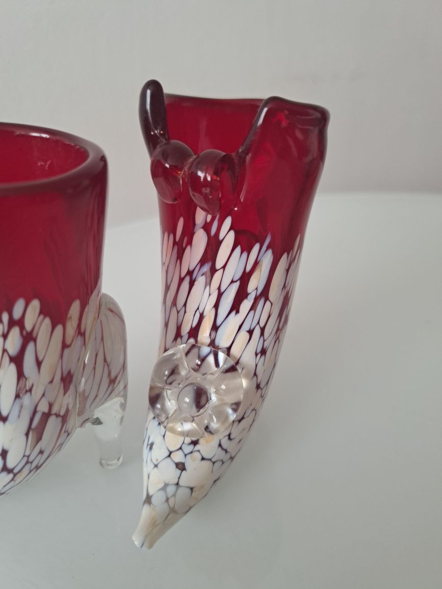 Dwa kieliszki Neman Glassworks