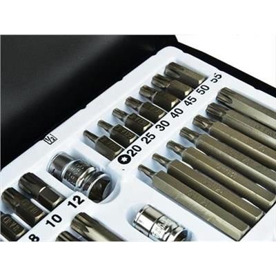 Klucze trzpieniowe imbus Torx Spline CRV 40el Geko