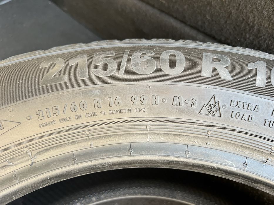 SEMPERIT 215 60 r16 Speed-Grip 5 95% протектору 2022 ЗИМА 1 шт запаска