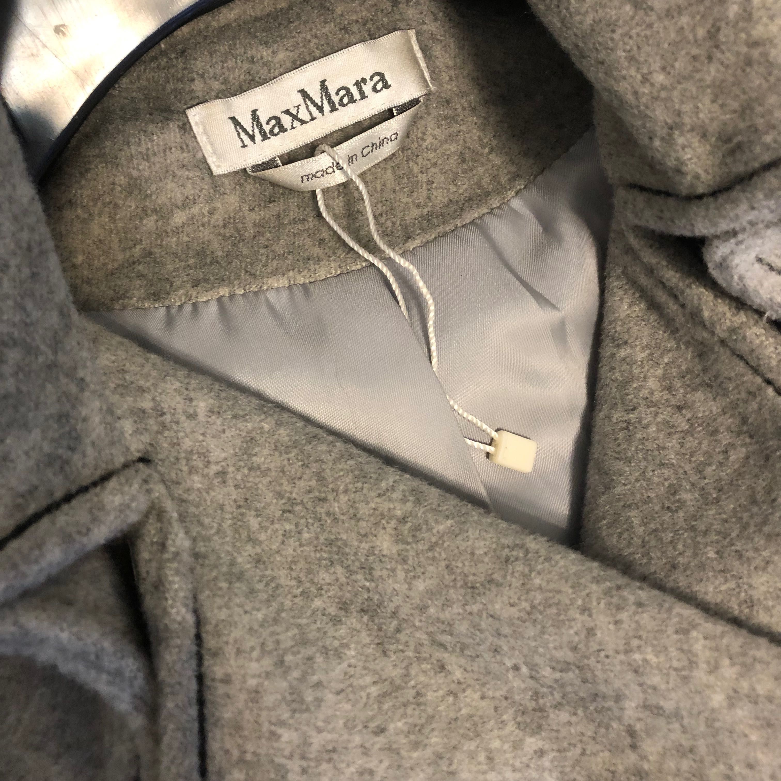 Płaszcz Max Mara 36 szary