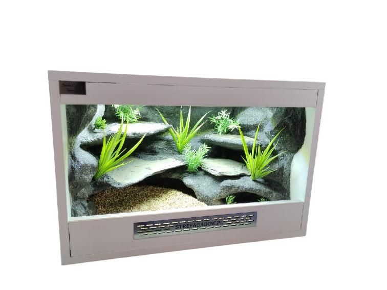 Terrarium dla gekona lamparciego białe 60x40x40 nowe