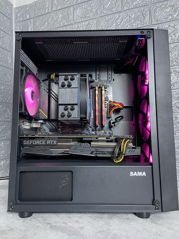 Ігровий Комп'ютер,ПК(Ryzen 5 5500,DDR4 16GB,RTX 2060 SUPER,M2 512GB)