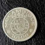Mocambique 1954 10.00 prata