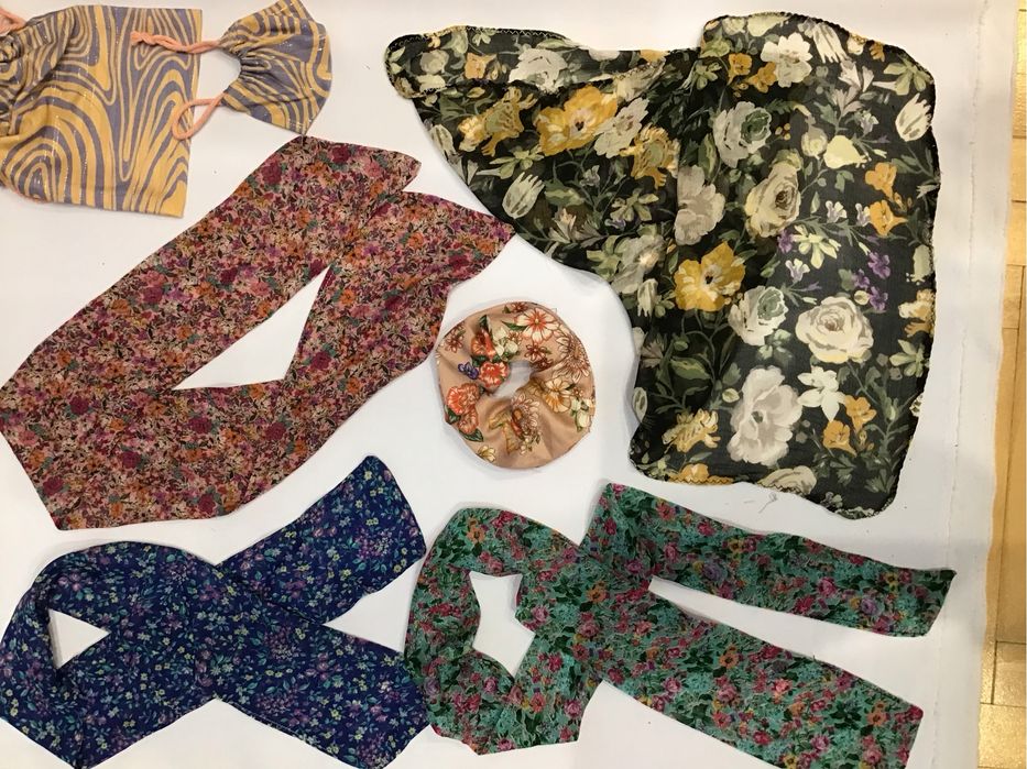 Swietne opaski wiskoza,wstazki oraz woreczki handmade-Nowe na prezent