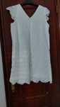 Vestido branco em bordado inglês