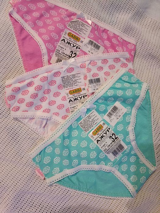 Новые трусики для девочки р.128-134