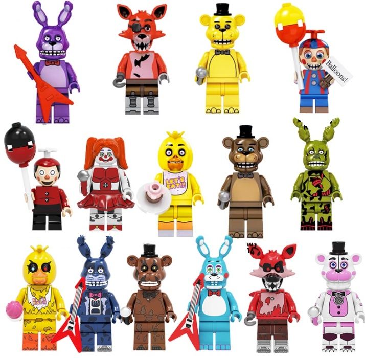 Figura tipo lego Five Night at Freddys (nova)