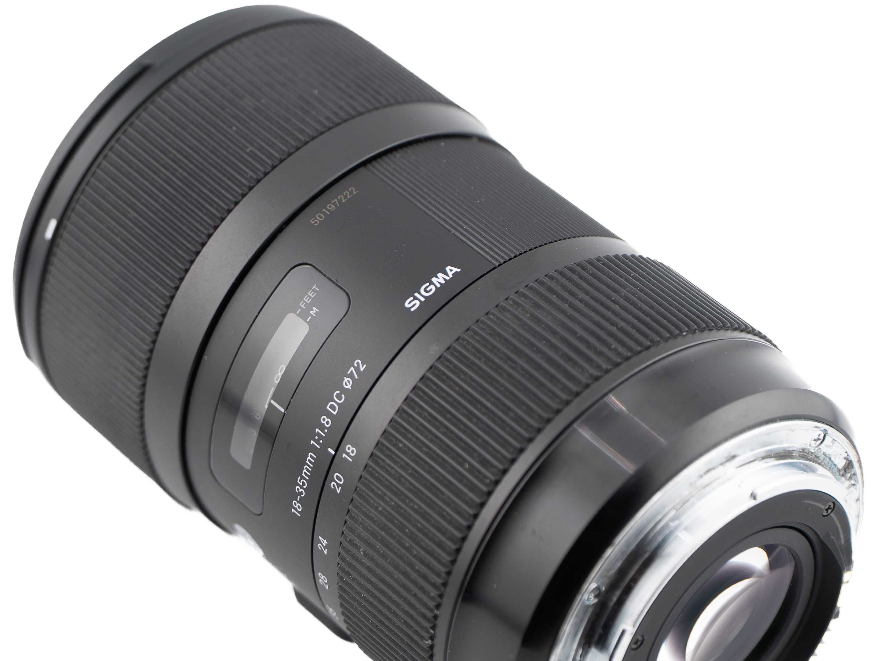 Obiektyw Sigma A 18-35 mm f/1.8 DC HSM pod Canon EF-S