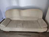 Sofa rozkładana - beżowa