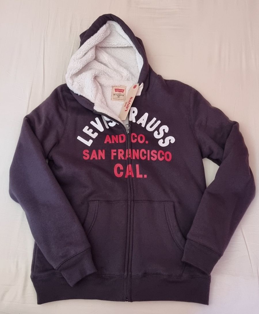 Casaco com capuz estilo sweat original da Levis