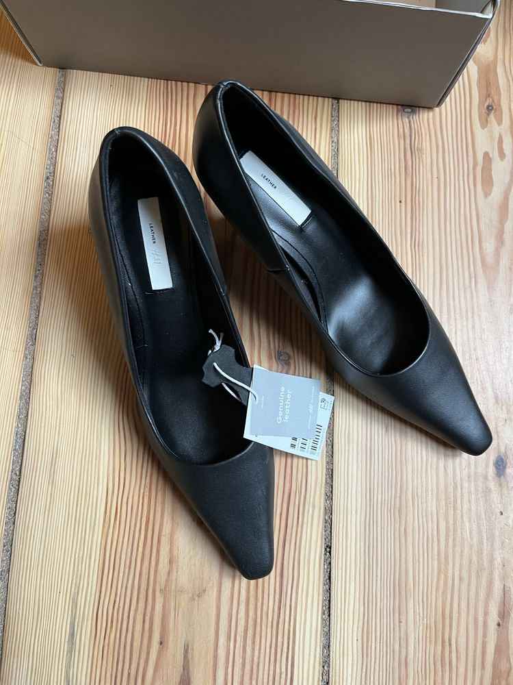 Buty skórzane nowe