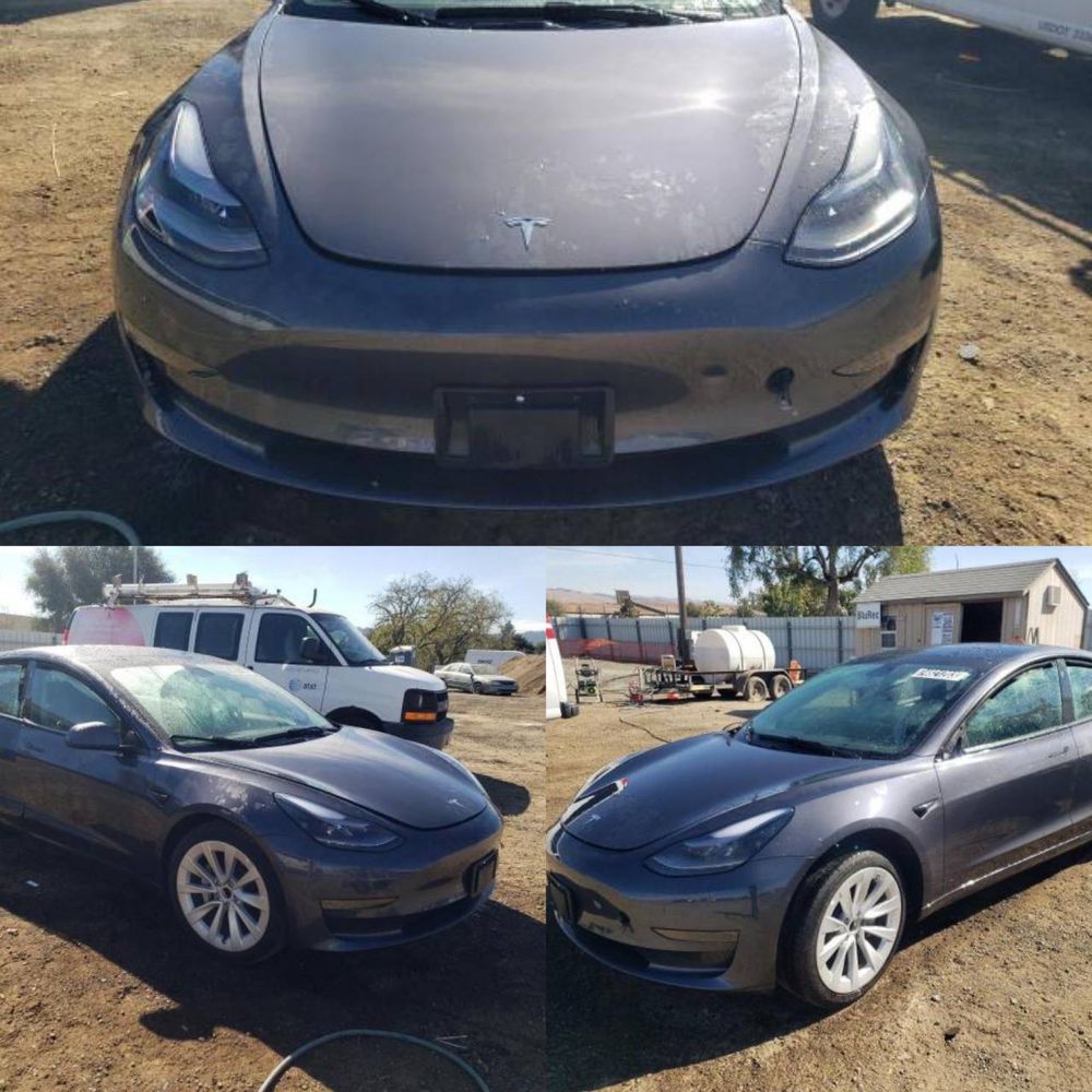 Бампер крыло капот tesla model 3 разборка tesla