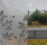 Folia Statyczna Na Okno Szybę FANTAZYJNE LIŚCIE 67,5x150cm bez kleju