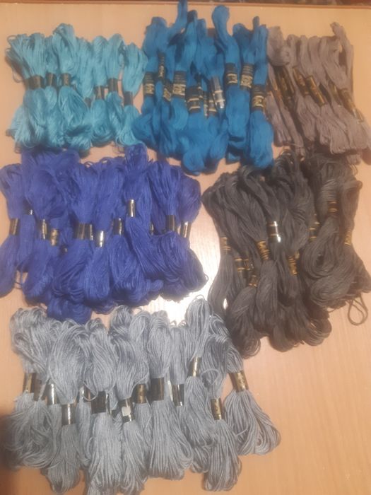 Ниткі мулине для вишівання.