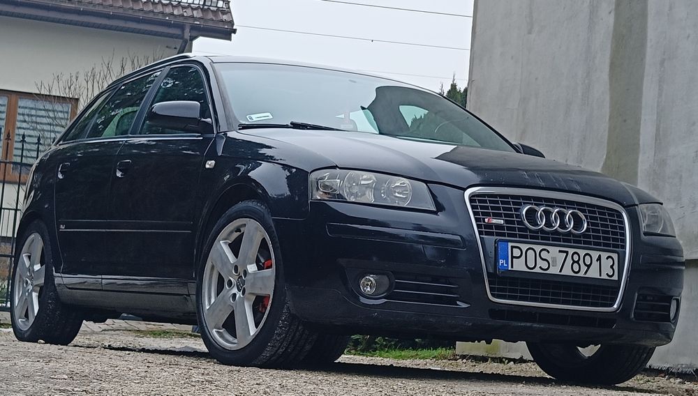 Audi A3. 2.0 TDI. S-Line . Panorama . Sportback.2006r. 140 HP. Alu .