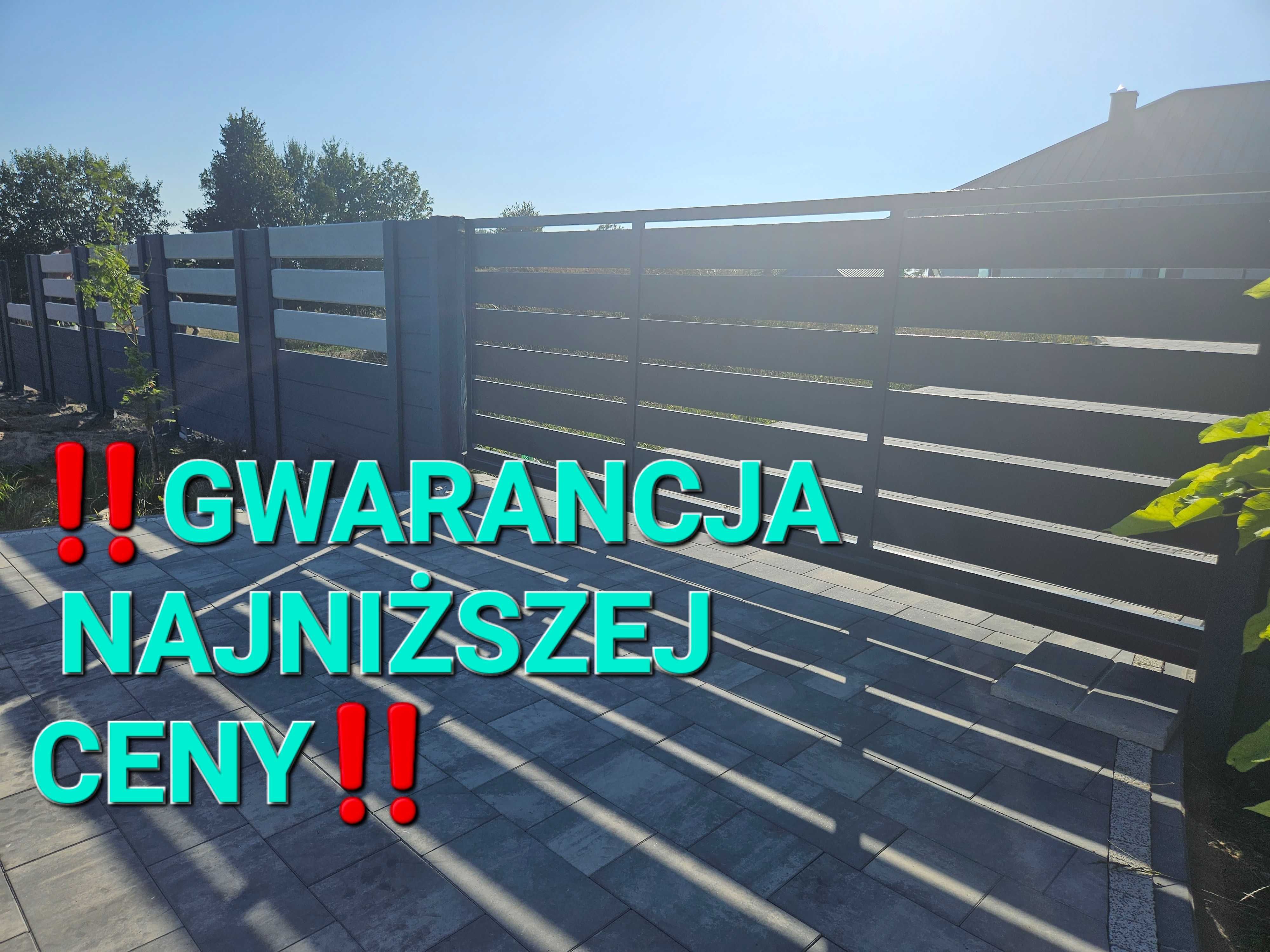Produkcja-sprzedaż-Montaż Ogrodzenia betonowe i PANELOWE