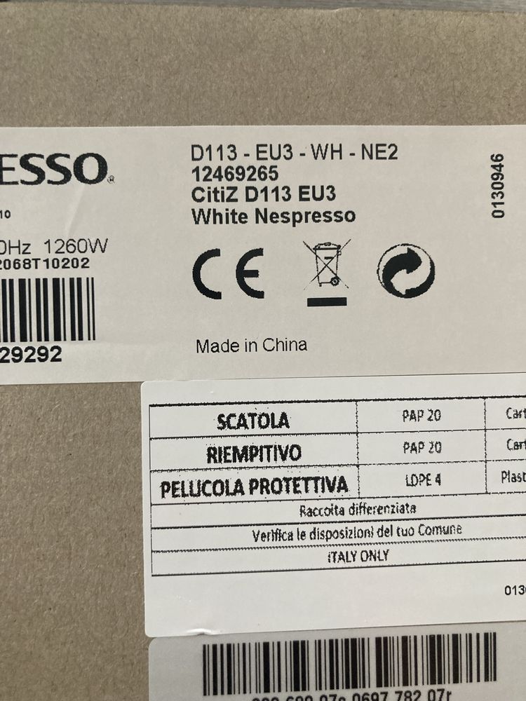 Ekspress kaspsułkowy Nespresso CitiZ D113 EU 3