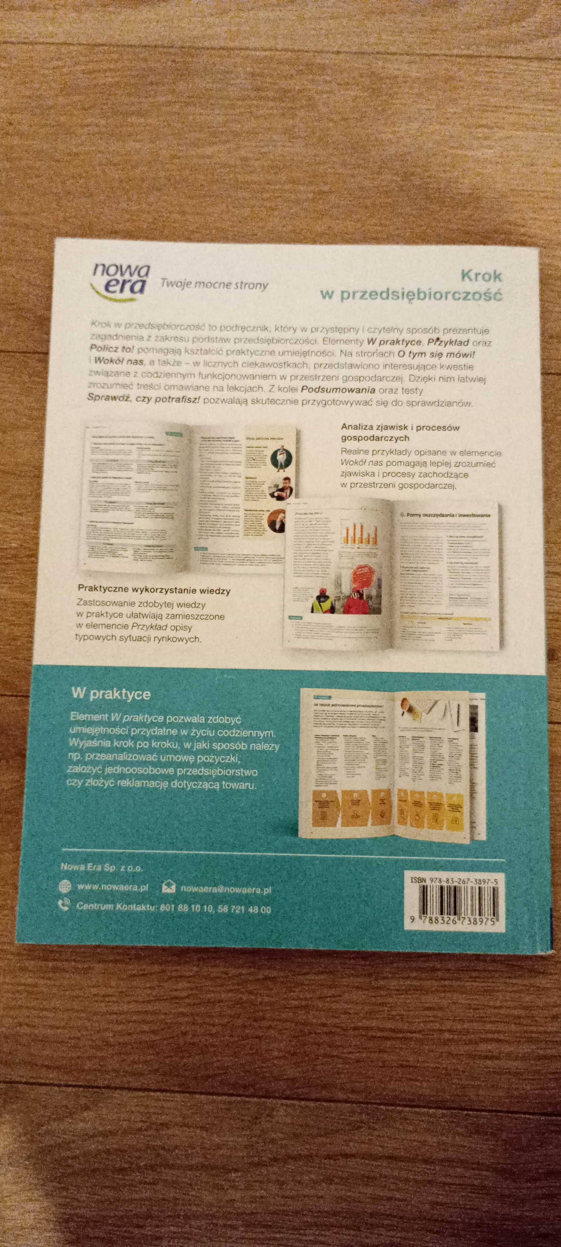 NOWY, Krok w przedsiębiorczość Podręcznik podstaw przedsiębiorczości