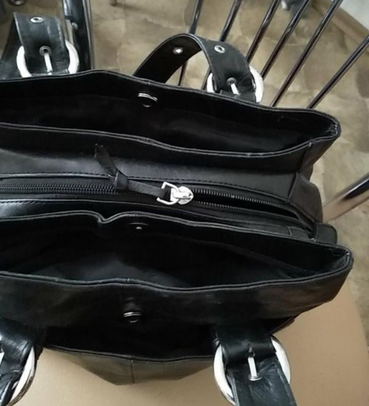 Кожаная сумка фирмы fanco rino.