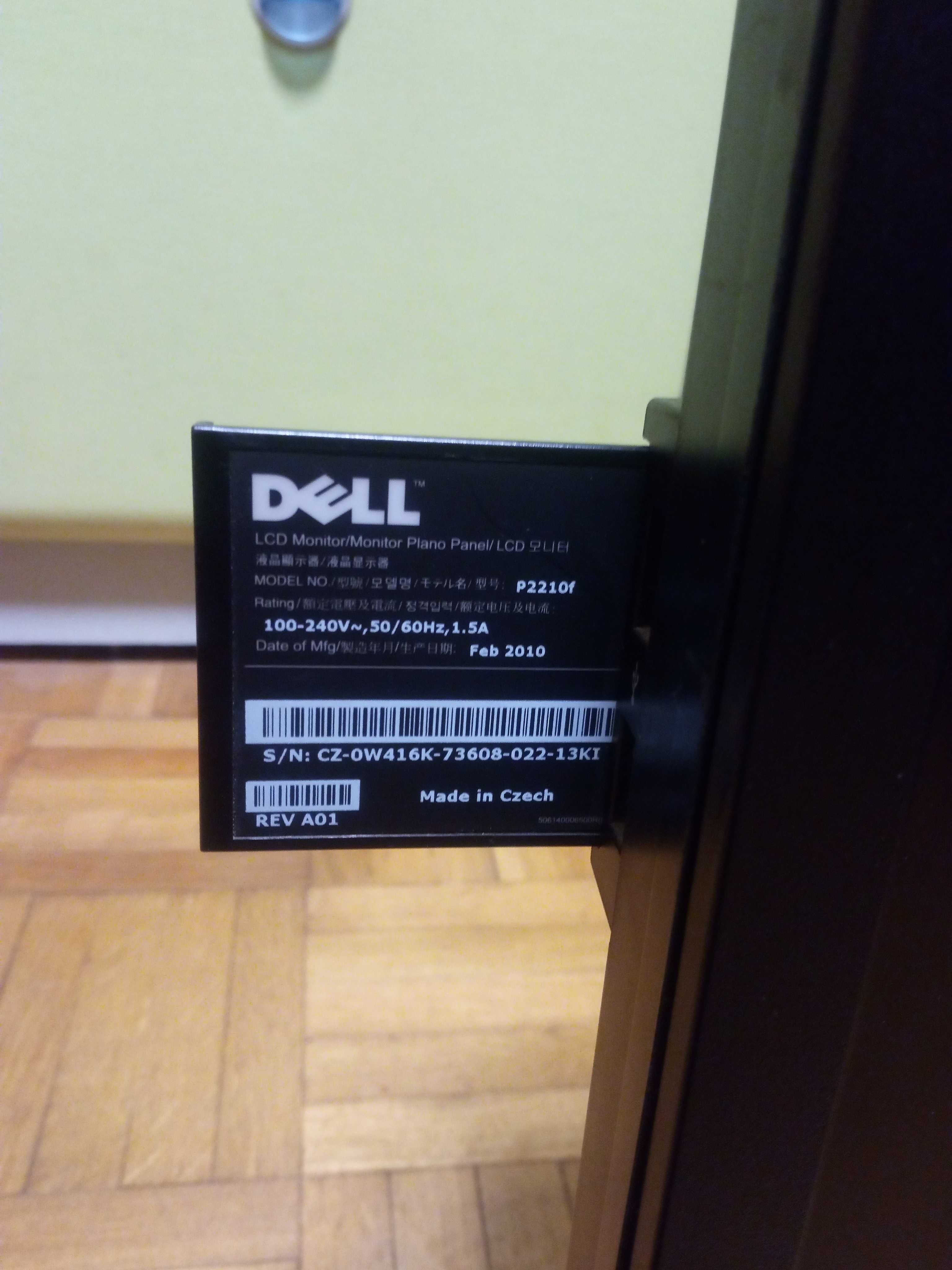 Monitor DELL LCD 22" P2210f
