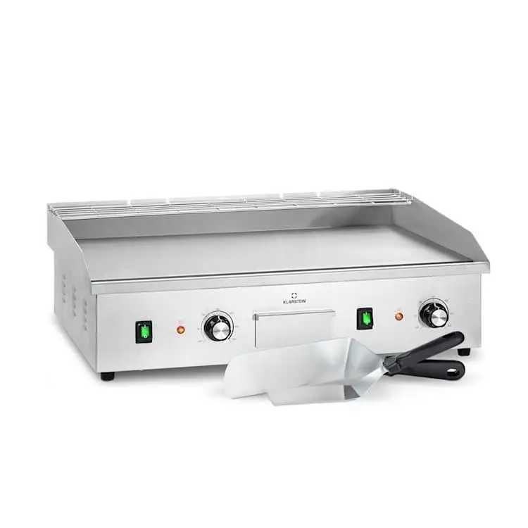Професійний електричний гриль Klarstein Grillmeile4400,гладка пластина
