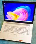 Duży laptop 17,3" HP wifi usb-c do neta firmy webcam Windows Zoom SSD
