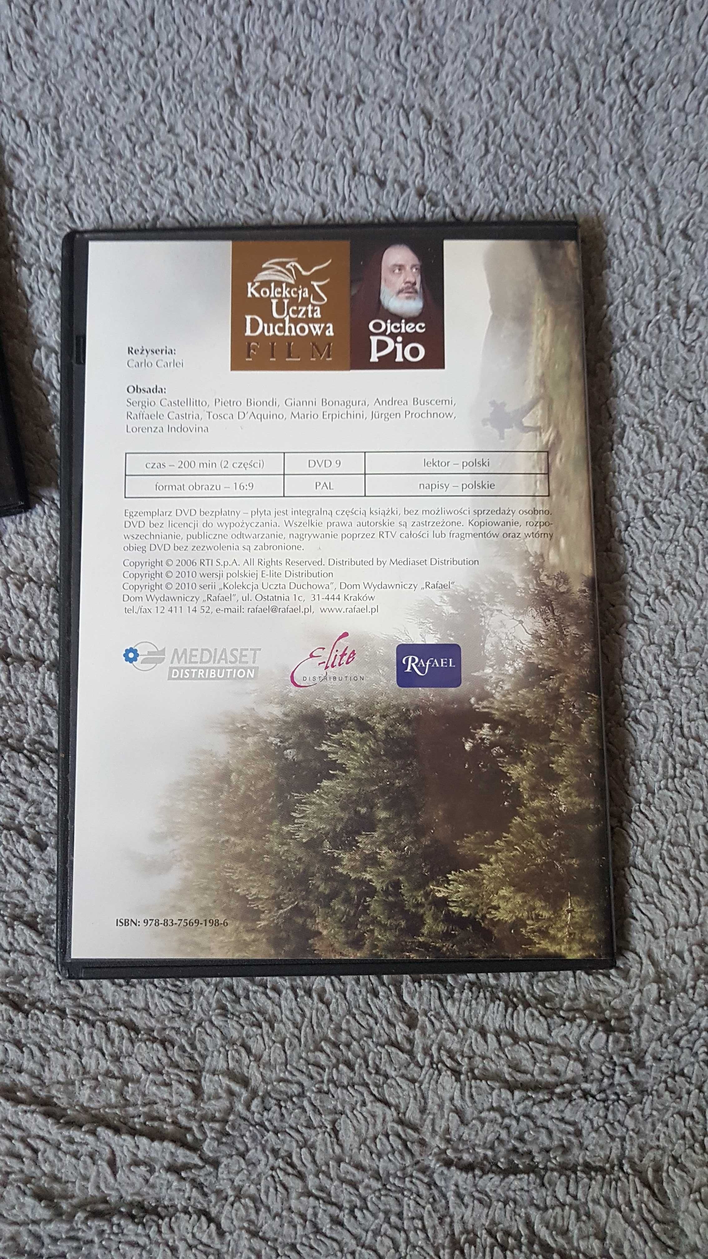 Książka z filmem "Ojciec Pio"