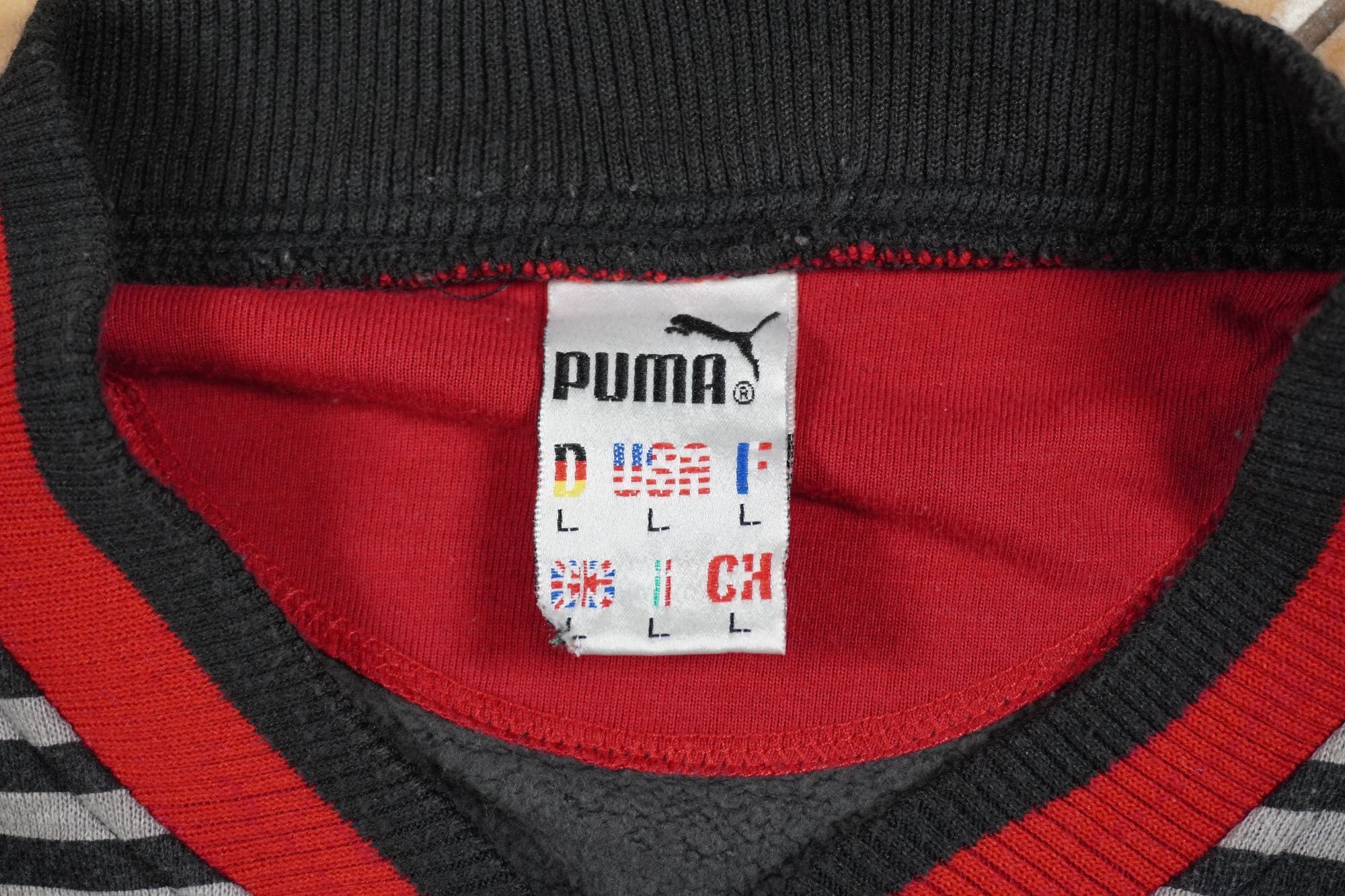 Puma vintage y2k crewneck L logo męska bluza