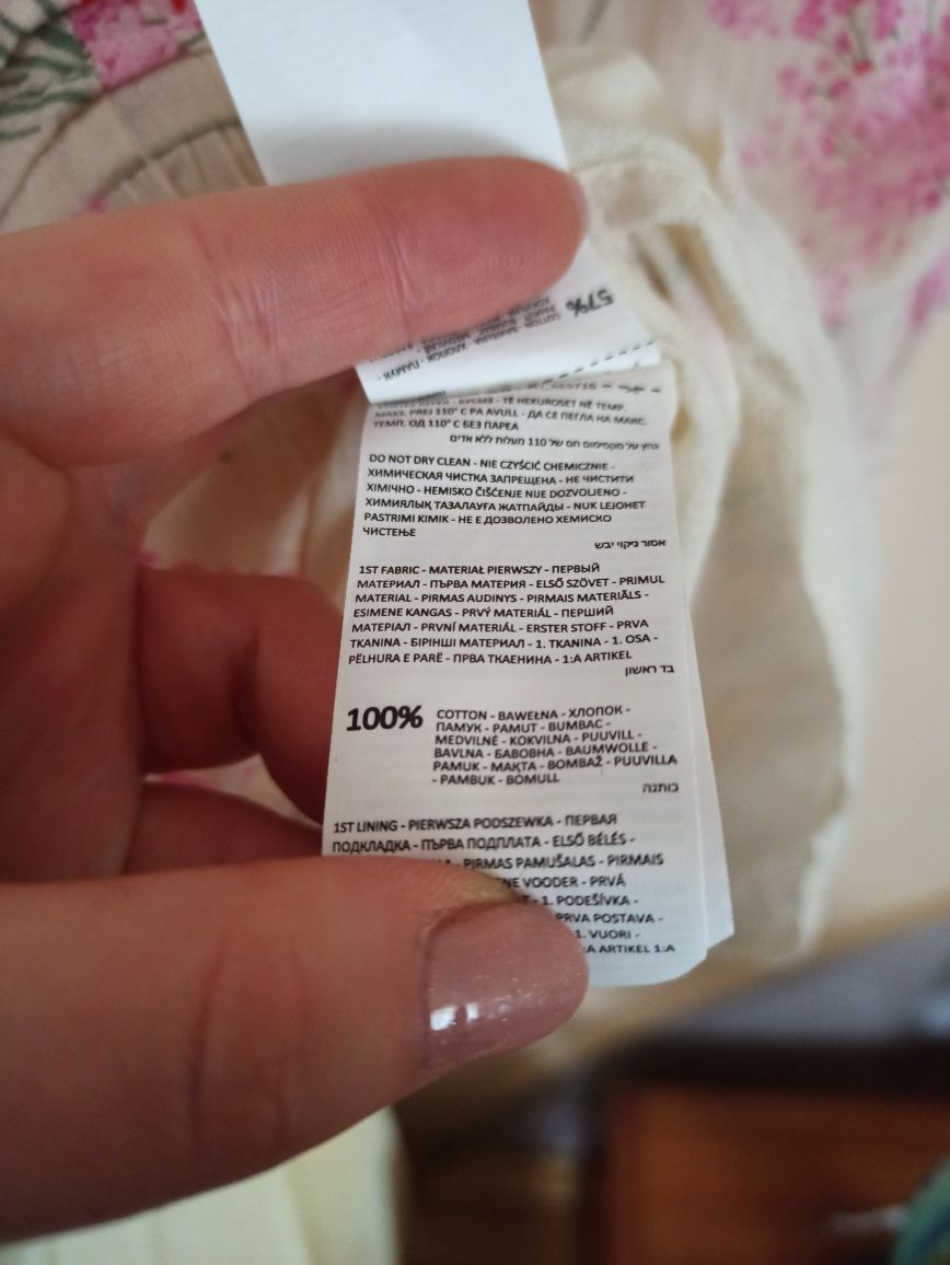 Nowa sukienka reserved bawełna