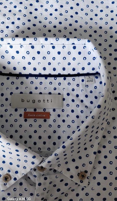Bugatti piękna męska koszula