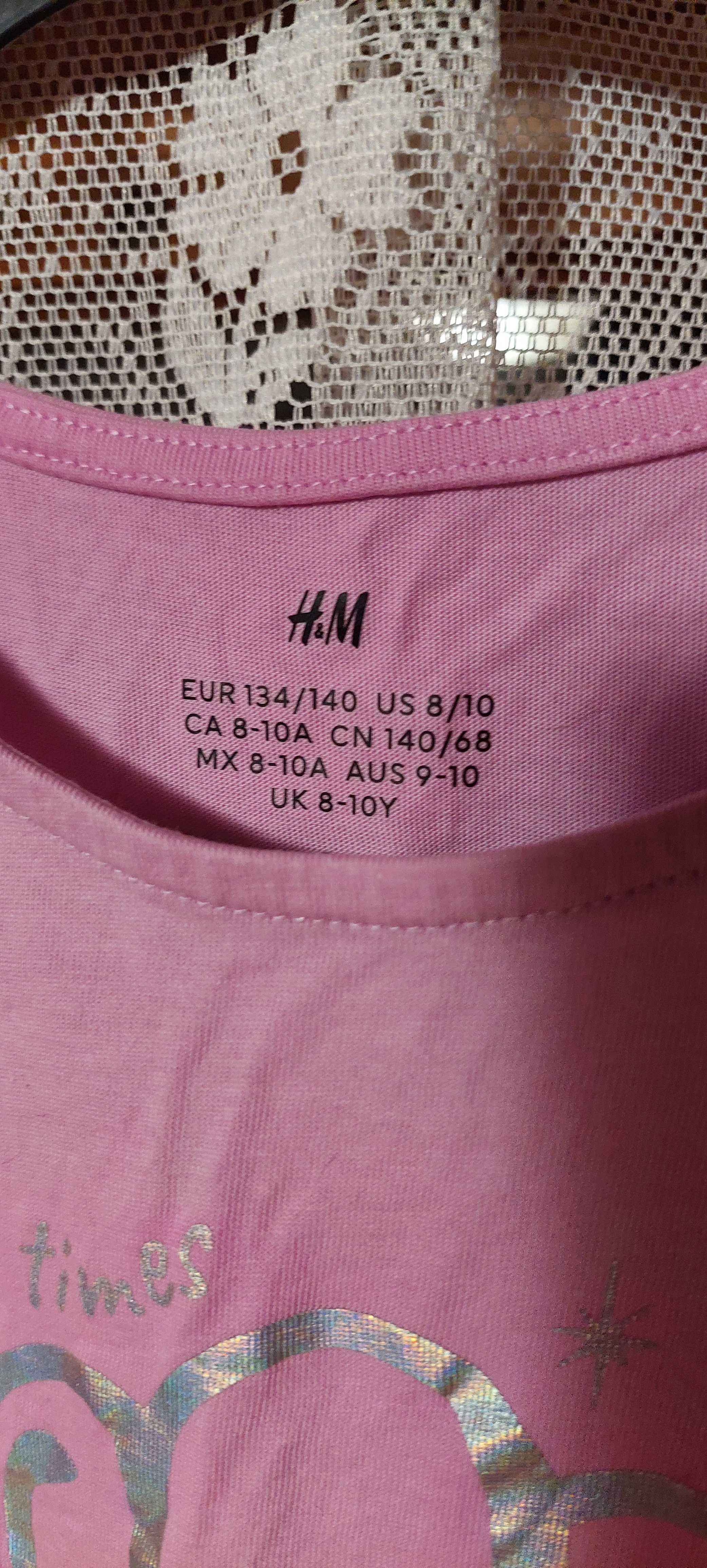 Bluzeczka dziewczęca H&M r 134/140
