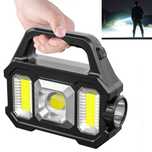 LED фонарь YD-2205A с солнечной панелью и функцией павербанка