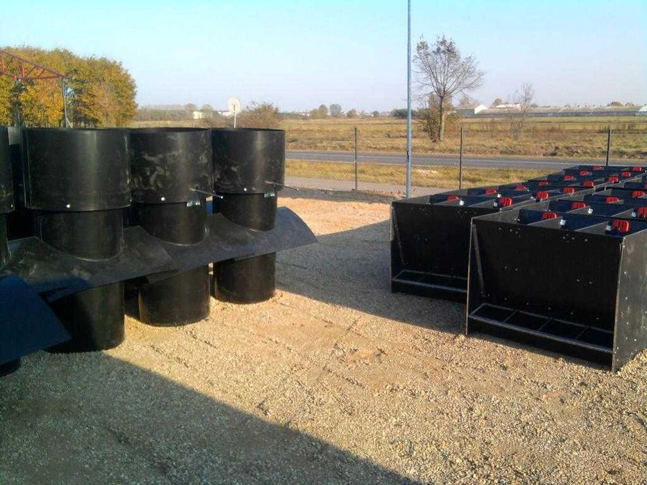 Karmniki Automaty Paszowe Kominy wentylacyjne Silosy Paszociągi